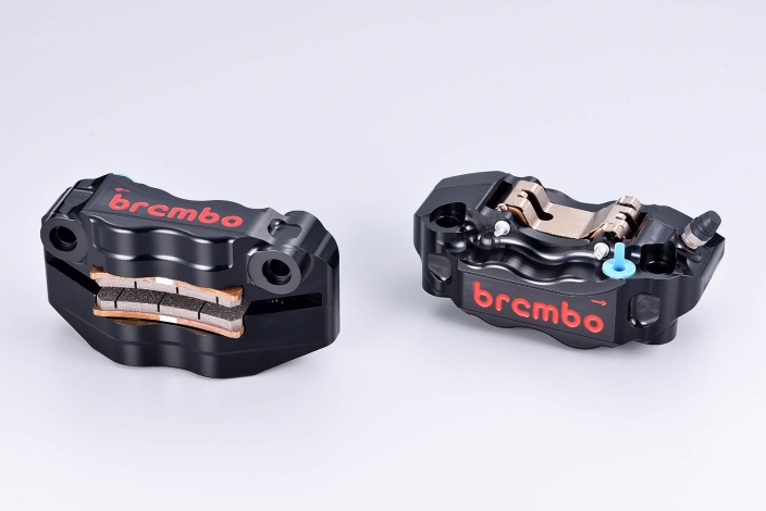 BREMBO RADIAL BRAKE CALIPERS BREMBO RACING CNC P4 32 CAFÈ RACER .484 108MM