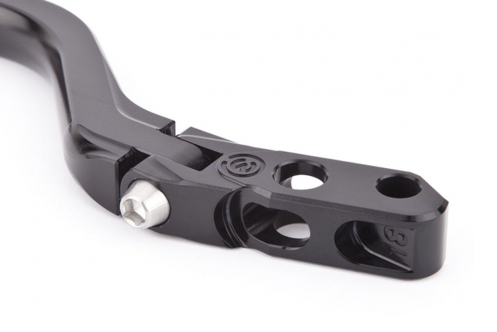 Motocorse brake folding lever for Brembo racing master cylinder PR 16