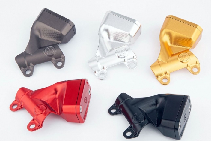 Motocorse Machined from solid Rear Brake oil reservoir kit for Brembo OEM pump Panigale V2/V4 - Streetfighter V2/V4