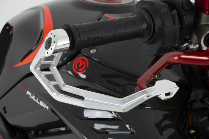 Aluminum front brake lever guard