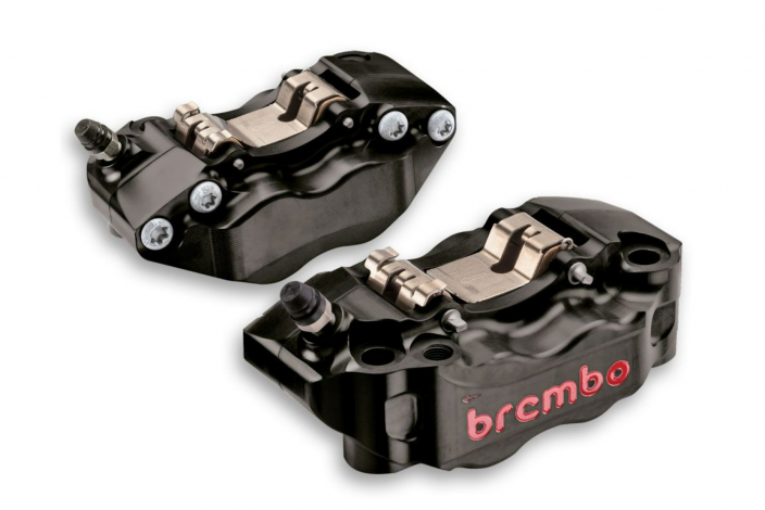 RADIAL BRAKE CALIPERS BREMBO RACING CNC GP4-RB BLACK 108MM