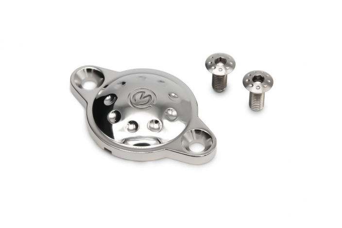 Titanium alternator cover